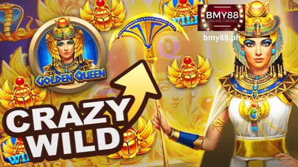 Ang Golden Queen Slot Machine ay nilalaro sa 5 reel at mayroong 40 paylines. Bilang karagdagan sa apat na makukulay na icon ng playing card